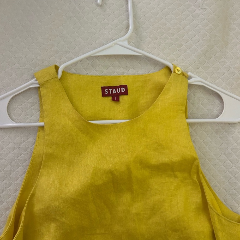 STAUD Yellow Tank Top